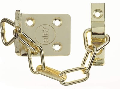 Deurketting Beveiliging - Veiligheidsketen Deur - Veilig Deur Openen - Eenvoudige Installatie - 13.5 cm - Messing