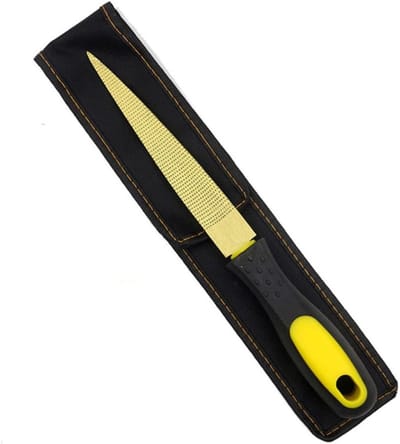 Houtvijl Set - Metaalvijl - Hout Bewerken - Duurzaam Carbon Staal - 21 cm Lengte - Zilverkleurig