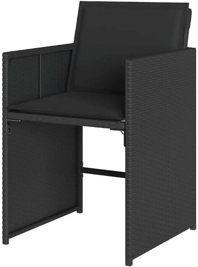 Tuinstoelen met kussens - Loungestoelen buiten - Genieten van buiten - Inklapbare rugleuning - 54 x 50.5 x 79 cm