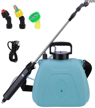 RFWR® Elektrische Drukspuit 7 Liter – Draagbare Tuinsproeier met 3 Sproeimodi en USB Oplaadbaar