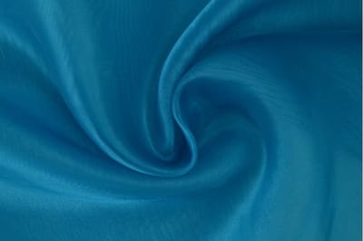 Organza stof - Petrol - 1 meter - Per meter - 150cm breed