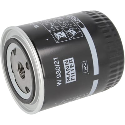 MANN-FILTER Oliefilter W 930/21 | OEM 078115561D | 078115561H | 078115561J | Audi 80 B3 B4, A4 B5 B6 B7, A6 C4 C5, A8, Cabriolet, VW Passat B5 B5.5, Skoda Superb I 2.8 V6