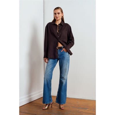 Lage Taille Flared Jeans