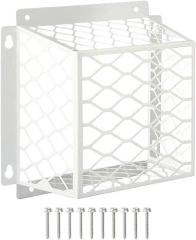 Droger Ventilatiebeschermer - Vogelwerend Schild - Ventilatie Beveiligen - Verstopt Niet - 18 cm - Wit
