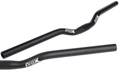 Prox Serie - Aluminium Fiets Stuur - 640mm - 30mm Verhoging - Mat Zwart