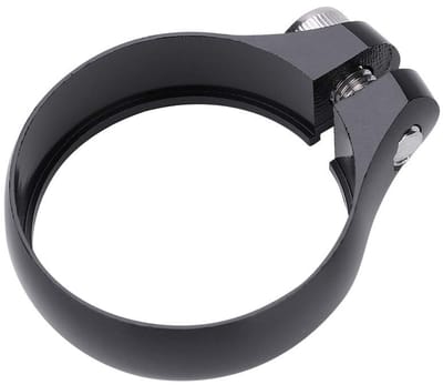 Dailygoods- Fiets Klem Aluminium - Zadelpenklem - Verstelbaar - Lichtgewicht - Makkelijk te installeren - Geschikt voor 27.2 mm zadelstrop - Zadelklem