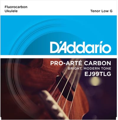 D'Addario EJ99TLG Fluorocarbon Tenor Ukulele Snaren (20-41) Lage G