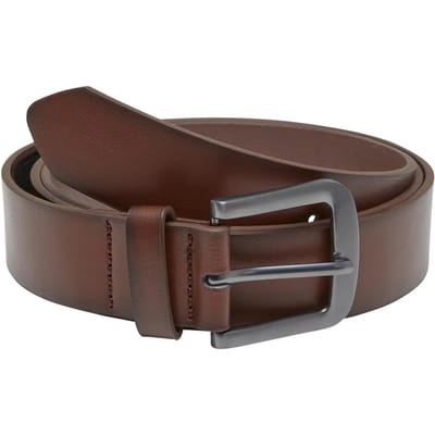 Urban Classics Easy Synthetic Leather Belt Riem bruin S-M Polyurethaan - Basics