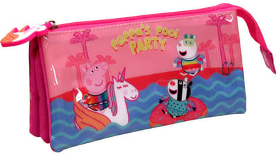 Peppa Pig Etui Pool Party - 22 x 11 x 6 cm - Roze