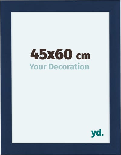 Your Decoration - Fotolijst 45x60 cm - MDF - Donkerblauw Geveegd - Como