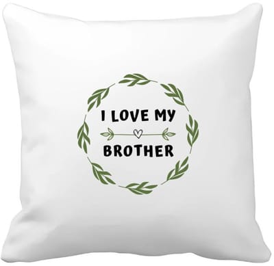 Akyol - i love my brother Kussen hoes - Broer - liefste broer - verjaardag - cadeautje voor broer - broer artikelen - kado - geschenk - 40 bij 40 cm