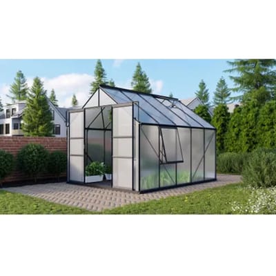 Vitavia Tuinkas Meridian 2 8300 - Polycarbonaat 6mm - Zwart - 257x321x232cm