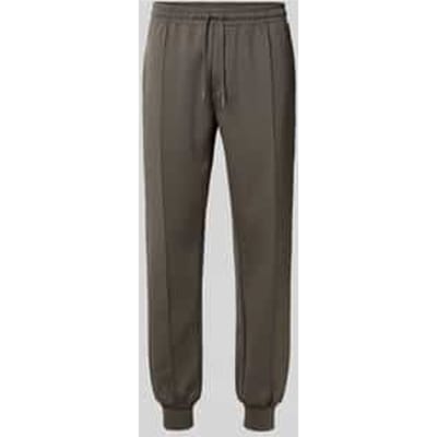 Slim fit sweatpants met tunnelkoord, model 'Carrot'