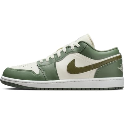Jordan Air 1 Comfortabele Pasvorm Lage Top Retro Basketbalschoenen Heren sneaker Groen Wit 553558-300 45 gray