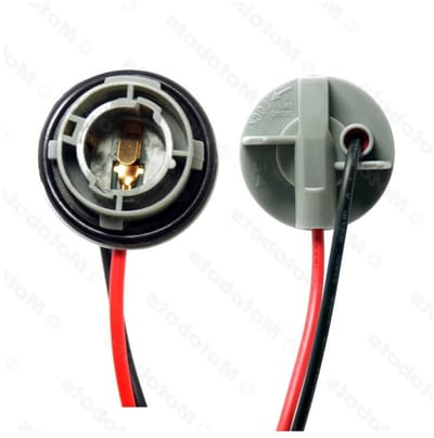 Lamp Holders voor 1156 Pins - 2x Ba15s Lampenvoet met Kabels en Stekker, 180° Basis voor Verlichting