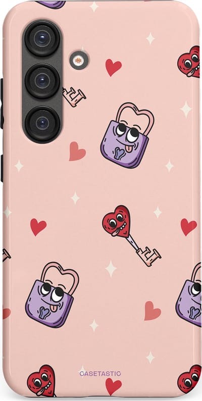 Casetastic Hoesje Geschikt voor Samsung S25 - Stijlvolle Beschermende Duo-layer Case - Jij bent mijn match