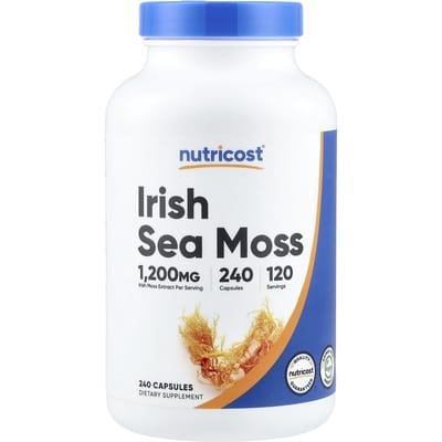 Nutricost, Iers Zeewier, 240 Capsules (600mg per capsule)