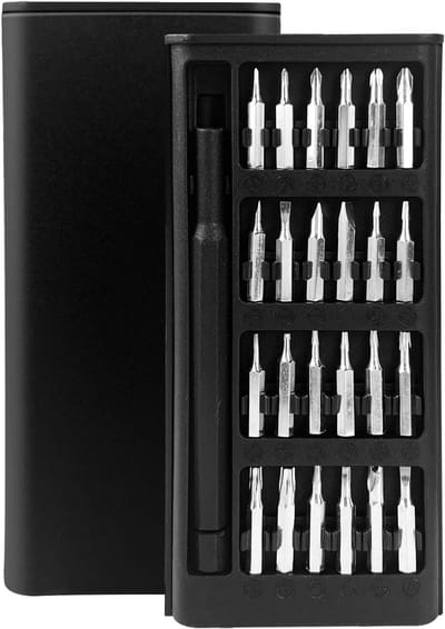 24-in-1 precisieschroevendraaier - Kleine magnetische reparatieset voor horloges, elektronica, mobiele telefoons, spelconsoles en tablets