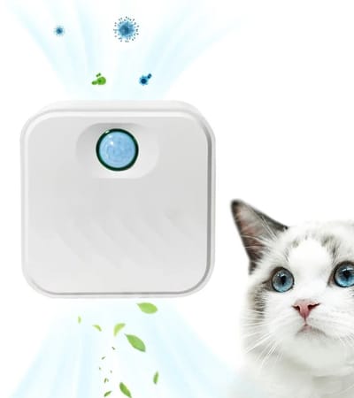 DrPhone PetPure Pro - Draadloze Huisdier Luchtverfrisser | 4000mAh Geur Eliminator | Luchtreiniger voor Huisdieren