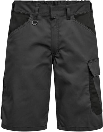 Engel Venture werkshorts met verdekte drukknopen 6519-154 - Anthracite Grey / Black - 42