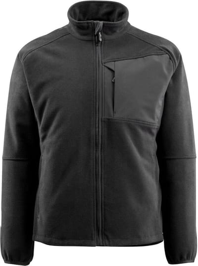 Mascot Unique Fleece jas 15703-259 - Zwart - 3XL