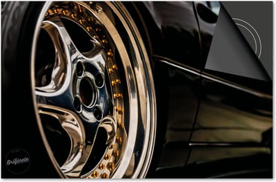 Inductie beschermer 60x60 - afdekplaat inductie mat - Dietrix Kookplaat beschermer - Exclusief - Black en Gold - Auto Velg