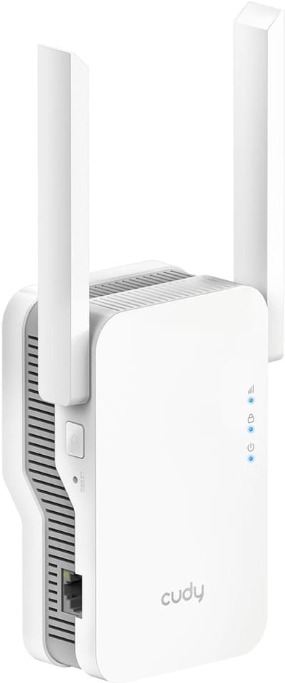 Wifi Versterker - Signaalbooster Repeater - Internet Uitbreiden - Wi-Fi 7 Technologie - 4.86 x 8 x 12.96 cm