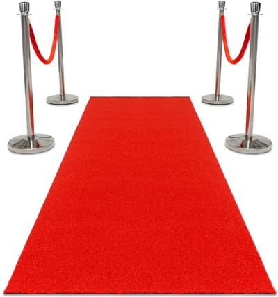 GJ Floors - Entreepakket Permanent | Chroom - Loper Rood - Breedte x Lengte: Default Title