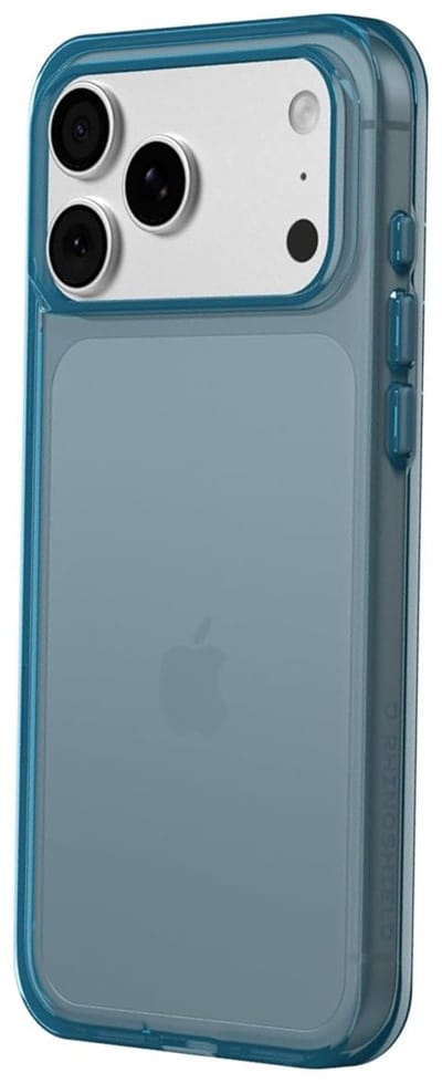 Rhinoshield, Hoesje Geschikt voor Apple iPhone 17 Pro Schokbestendig JellyTint Serie Draadloos Opladen Compatibel, Nachtblauw