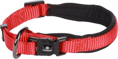 Flamingo Abbi - Halsband Honden - Halsband Abbi Rood Xxxs 25-30cm 10mm - 1st - 133170 - 1st