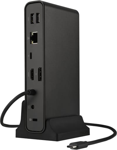 ASUS Triple Display USB-C Dock DC300 - Laptop-dockingstation - USB 3.2 Gen 2 (3.1 Gen 2) Type-C - Zwart