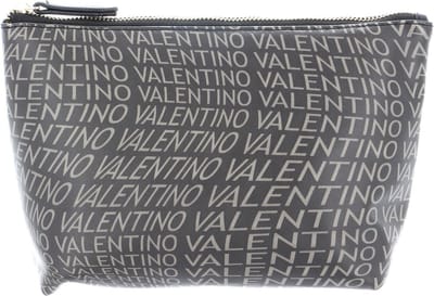 VALENTINO Toilettas Samosa Punch Cosmetic Purse Nero / Grigio Zwart