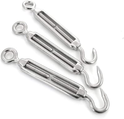 Roestvrij Staal Touw Set - Stalen Kabel - Hekken Bouwen - AISI 316 Materiaal - 4mm Diameter