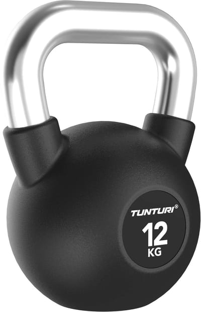 Tunturi Platinum Rubber Kettlebell - 12kg