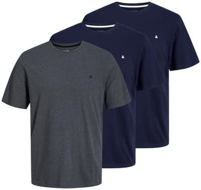 Jack & Jones Heren t-shirt 3 pack Essentials