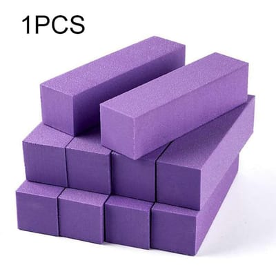 1 pièce Bloc polissoir à ongles Manucure pédicure professionnelle Éponge de ponçage, Bloc polissoir lime à ongles, Accessoires de polissage pour nail art