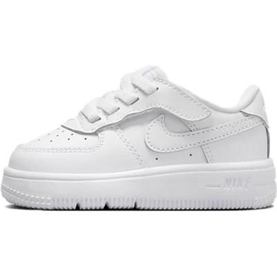 Nike Force 1 Low EasyOn TD Triple White Baby Sneakers FN0236-111 19.5 white