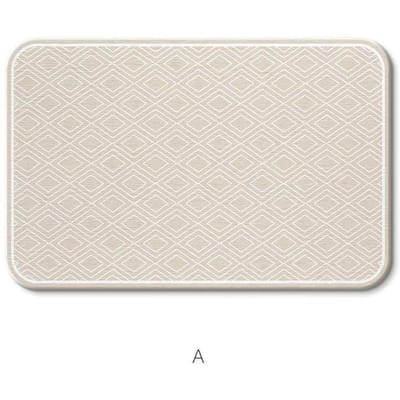Tapis de bain en boue de diatomée simple et léger, tapis de bain absorbant et antidérapant à séchage rapide pour porte de salle de bain other sizes