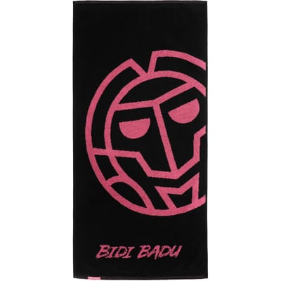 BIDI BADU Badehandtuch 50x100cm Handdoek -zwart,pink