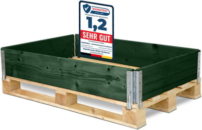 Garronda Houten Opzetrand voor Palletkist (zonder pallet) - Stapelbare Opbergkist van Scandinavisch Hout - Voor Brandhout, Groenten en Fruit – GD-0096