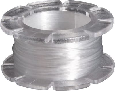 Rayher hobby Stretch draad op rol 0,5 mm - 5 meter - Transparant armband knutsel draad - Hobby & knutsel materiaal benodigdheden