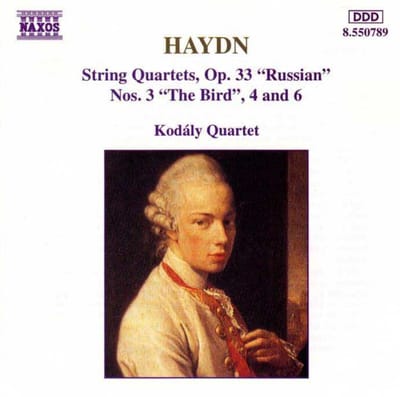 Kodály Quartet - Haydn: String Quartets Op. 33, Nos. 3, 4, (CD)