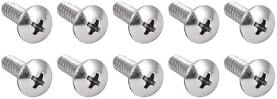 SnelShoppen - 10 Stuks Phillips Zelfborende Schroeven (M5 x 20mm) 316 RVS Schroeven - Perfect voor Houtbewerking en Thuisgebruik