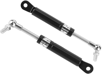 Dailygoods- Gasveer voor Motorzadel - Aluminium - 2 Stuks - Vervangingsonderdeel - Geschikt voor T-MAX 500/530 - Duurzaam en Sterk - Zadelveer