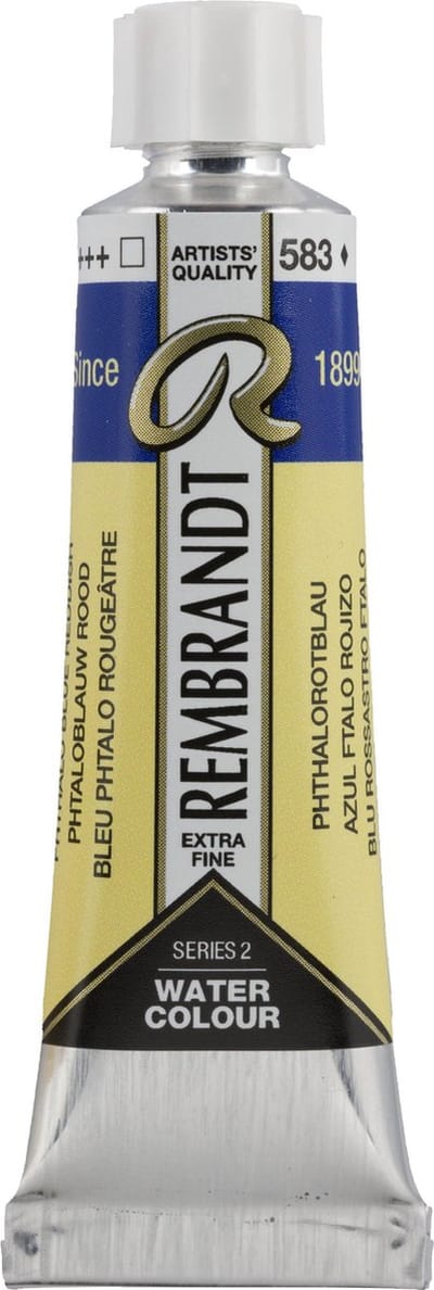 Rembrandt Aquarelverf Tube 10 ml Phtaloblauw Rood 583
