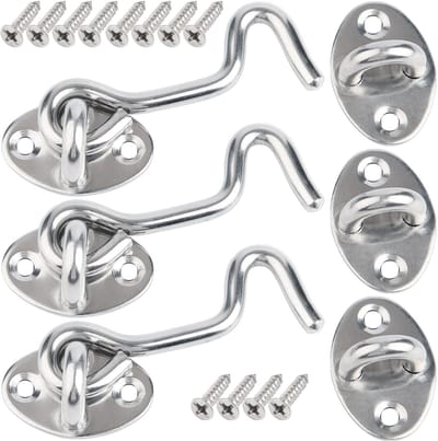 Dailygoods- Deursluiting Hoogwaardige Kwaliteit - Deurslot Buitendeur - Deurslot Binnendeur - Deurslot met Sleutel - Deurslot met Code - 3 Stuks 75mm Roestvrij Staal