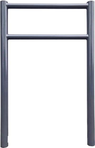 TRUTZHOLM - Fietsaanleunbeugel - 115 x 75 cm - Fietsenrek - Voor 2 fietsen - Inbetoneren - Antraciet - Staal - Type H