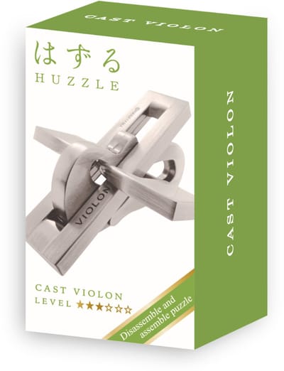 IQ-puzzel - Violon - Mini - Metaal - Niveau 3