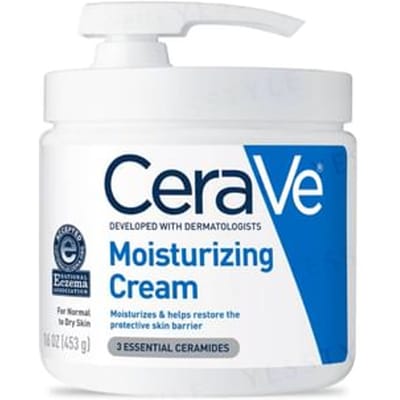 CeraVe Moisturizing Cream Face and Body - hydraterende crème - Droge huid - 453g - Pump
