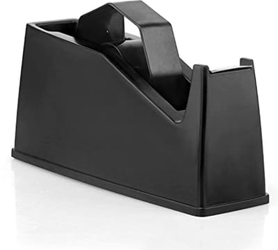 Tape Dispenser voor Verpakking en Sublimatie, Geschikt voor 1" en 3" Kern, Desktop Model, Zwart